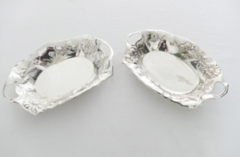 A pair of Art Nouveau Silver Plated Baskets - Wiskemann, Brussels c. 1910