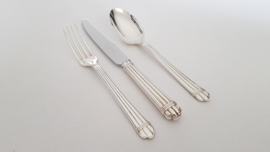 Sterling Silver 3-piece place setting - Christofle - Aria collection - .925 silver