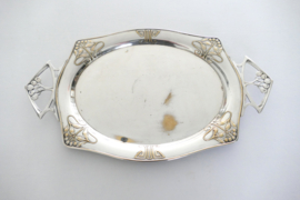 Silver plated Jugendstil tray - 55cm - Rare - WMF, Geislingen - c.1895-1910