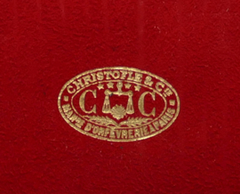 Christofle - Marly - Antieke cassette met dinerbestek - 24-delig/12-persoons - 1890-1935