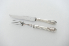 French silver Carving Set - Edmond Zeihen, Paris - 1887-1912