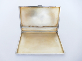 Sterling silver cigarette case - .925 silver - Adie Brothers, Ltd - Birmingham, U.K. - 1937