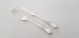 Christofle - A set of fish cutlery for 8 - Marly collection - France, 2nd half 20th century