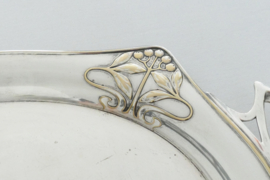 Silver plated Jugendstil tray - 55cm - Rare - WMF, Geislingen - c.1895-1910