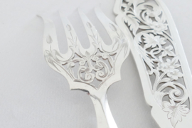 Puiforcat - French silver set of Fish Servers - 1st Minerva - .950 silver - France, c. 1880