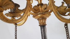 A pair of Napoleon III candelabras in Ormolu, patinated bronze and Onyx - France, 1850-1875