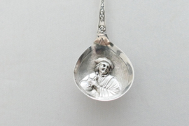 Dutch silver memorial spoon - .835 silver - G. la Court & D. Offenberg - Netherlands, Haarlem 1946 - 1949