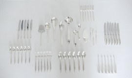 Gero, Georg Nilsson - Silver Plated Cutlery Set - Perfection - 52-piece/6-pax. - the Netherlands, 1952-1975