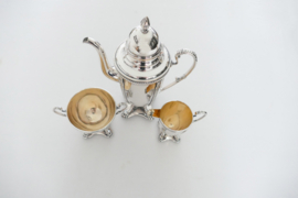 Jugendstil Silver Plated and Gilded Coffee Service - 3-piece