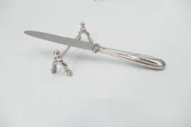 Set of 6 Wiskemann Silver-Plated Knife Rests – Neoclassical Style – Belgium, c.1935