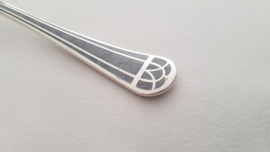 Christofle - Silver plated Dinner fork - Talisman - Rare Laque de Chine piece