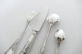 Orfevrerie Ercuis - Silver Plated Cutlery Set - "du Barry" - 25-piece/6-pax.