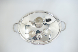 Christofle Albi silver-plated Tea Set on tray - as good as new, in original packaging
