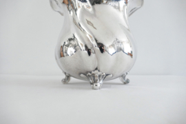 A fine and large silver Cachepot - Wilhelm Binder, Schwäbisch Gmünd - c, 1950