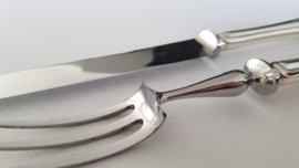 Christofle - A silver plated set of carving cutlery - Spatours collection