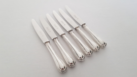 Christofle - set of 6 luncheon/breakfast knives - Spatours collection