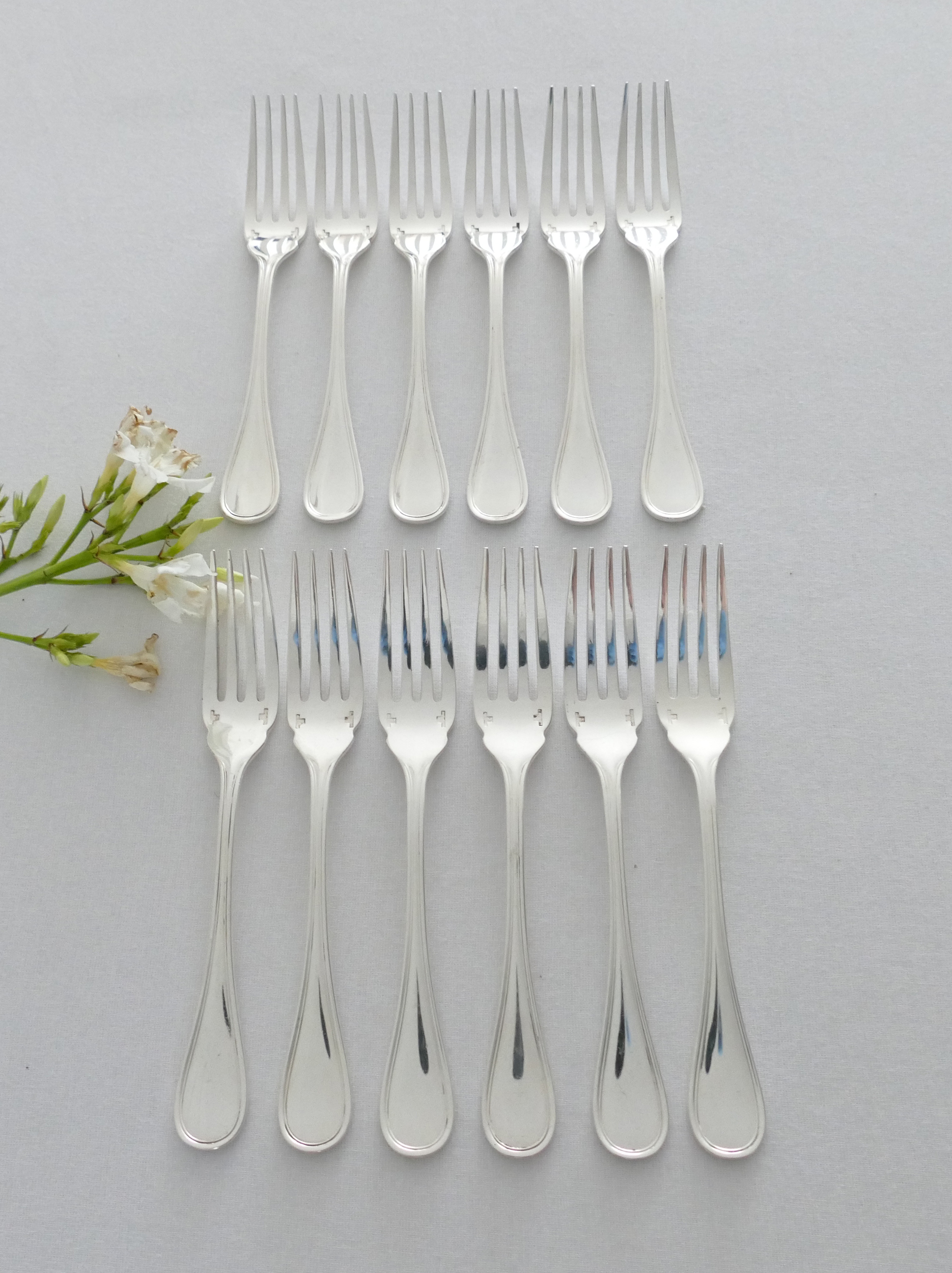 Christofle - Albi - Silver Plated Cutlery Set - 90-piece - France, 1970's