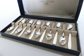 Set of 12 mocha spoons - model Perfection - design Georg Nilsson - 1952-1965