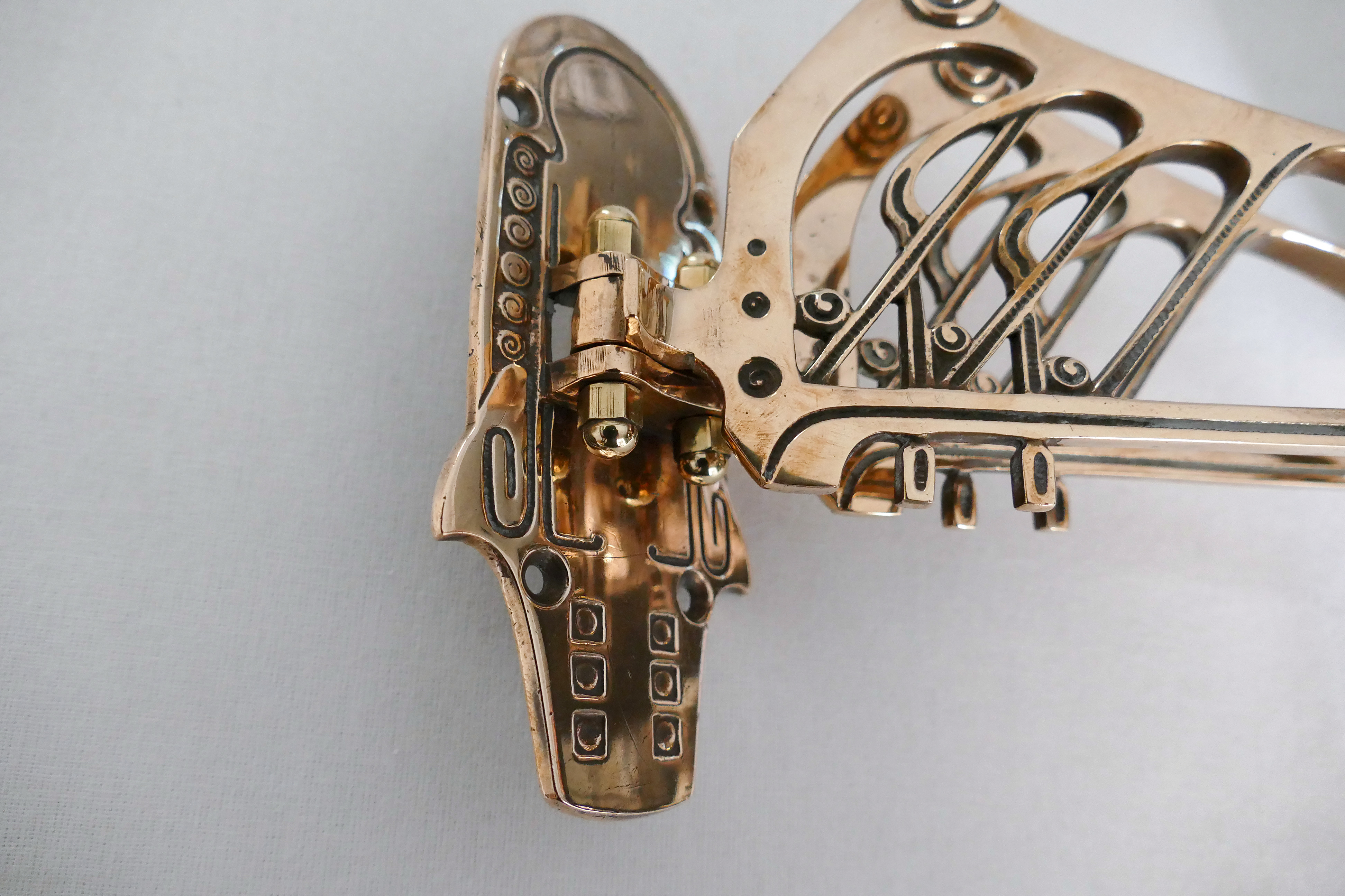 Art Nouveau Piano Candleholders