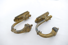A pair of French curtain hooks, so-called Embrasses