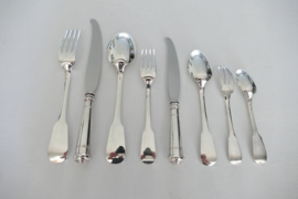 Orfevrerie Boulenger - Silver Plated Cutlery Canteen - Vieux Paris - 110-piece/12-pax. - Paris, 1898-1938