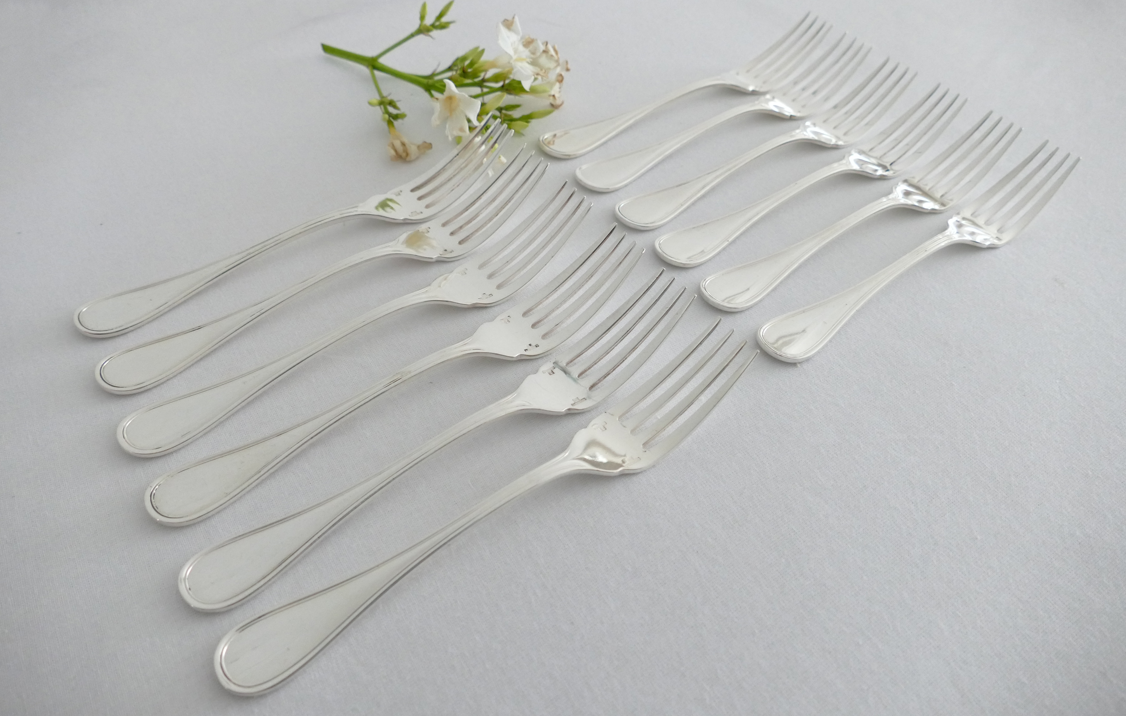 Christofle - Albi - Silver Plated Cutlery Set - 90-piece - France, 1970's