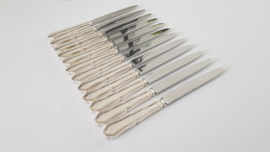 Bruno Wiskemann - Silver-plated cutlery set -12 pax/83-piece -  Chippendale series - Belgium, period 1930's-1960's