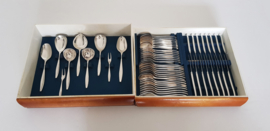 Keltum, v. Kempen & Begeer - Silver Plated Cutlery Canteen - Jolie - 56-piece/8-pax. - the Netherlands, 2nd half 20th century