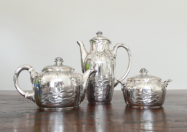 A Sycamore Art Nouveau Tea- and Coffee Service - Orfevrerie Gallia, 1904