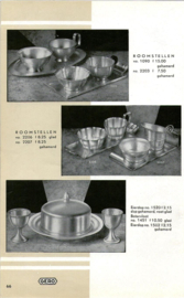 Gero, Georg Nilsson - Gehamerd Verzilverd Roomstel - 1940's