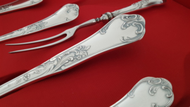 WMF - Silver plated Cutlery canteen - Louis XV - 44-piece/6-pax. - Germany, 2nd half of the 20th century