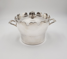 Christofle - Collection Gallia - Silverplated Ice Bucket- incl. tray and lid - 1935-1975