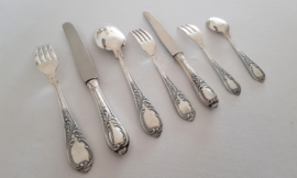 Silver Plated Cutlery Canteen - 84-piece/12-pax. - Louis XV/Rococo - Solingen, Germany c.1930's-1950's