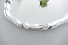 Wilkens - Large silver serving Tray - .835 silver - Germany, 1980-2000