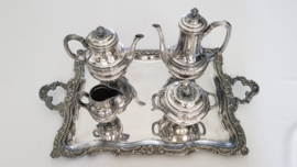 Orfevrerie Gallia (Christofle) - Silver Plated Louix XVI Tea & Coffee service - France, c. 1925