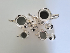 WMF - Verzilverd op Porcelein Koffie- en Theeservies