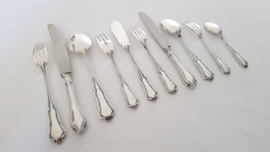 Wilkens Martin - Silver Plated cutlery in Baroque/Louis XIV-style - 127-piece/12-pax. - series "Dresdner Barock" - Germany, c. 1950's