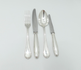 Christofle - Rubans - Verzilverde Bestekset - 31-delig/6-persoons - Frankrijk, 1900-1935