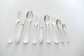 Christofle - Cluny - Verzilverde Bestekcassette - 103-delig/9-persoons - Frankrijk, c. 1975