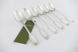 Set van 6 antieke Christofle voorgerecht/lunchlepels- model Chinon- Frankrijk, 1890-1900