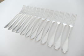 Christofle - Pompadour - Set of 12 dinner forks