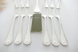Antique Christofle Cutlery Set - Coquille - 14-piece/6-pax. - France, c.1920
