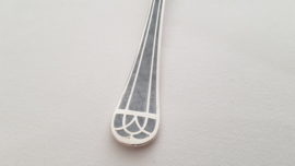 Christofle - Silver plated Dinner fork - Talisman - Rare Laque de Chine piece