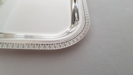 Christofle - Malmaison - Silver plated serving tray (26x20cm)