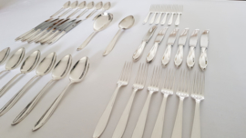 Gero, Georg Nilsson - Silver plated Cutlery set - 38-piece/6-pax. - Perfection - the Netherlands, 1952-1964