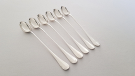 Christofle - A set of 6 long icecream spoons - Fidelio collection