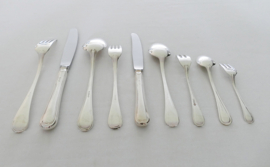 Gero, Zeist - Silver Plated Cutlery Canteen - Arabesque - 135-piece/12-pax. - the Netherlands, 1968-1985