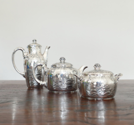 A Sycamore Art Nouveau Tea- and Coffee Service - Orfevrerie Gallia, 1904