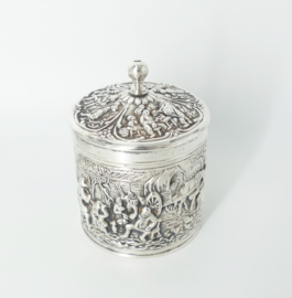 Nostalgic Old-Dutch Tea Caddy - H.Hooikaas for Douwe Egberts - the Netherlands, 1960s