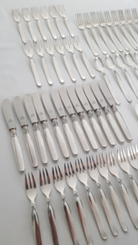 Wilkens & Söhne - Silver-plated cutlery canteen - pattern "Claudia" - 142-piece/12-pax. - Wilkens/Martin 90
